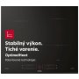 Indukčná vstavaná sklokeramická platňa VDIS 655 FF